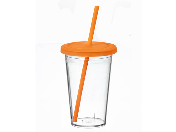 Vaso con sorbete cristal