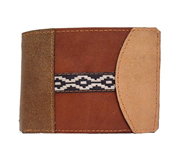 (Art. 196-450) Billetera de Cuero con Guarda Pampa