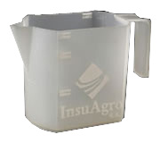 Cod. 81 Jarro Dosificador de Plastico transparente impreso