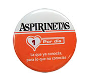 Botones publicitarios impresos con Logo de su empresa