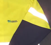 Campera Traker c/ Citnas Reflectivas. Desarrollo espacial para UNIVERSAL ASISTANCE
