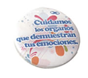 Botones Publicitarios impresos full color Infinit