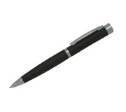 (Art. J420) Boligrafo met�lico satinado negro