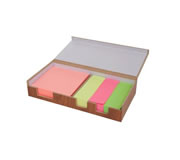 (Art. J907) Porta Post it madera ecologica bambu