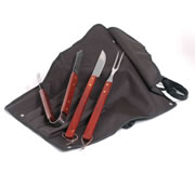 (Art. K190) Set parrillero delantal + 3 acc