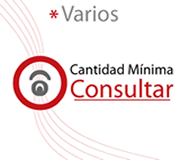 cantidades minimas