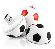 (Art. P-009) Pendrive pl�stico a rosca en forma de pelota de f�tbol
