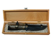 (Art. AC014) Set de cuchillo, tenedor y afilador