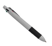 (Art. SG2945) Bol�grafo 4 tintas y porta minas cuerpo blanco