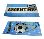 Toalla con imagen de argentina para imprimir logo