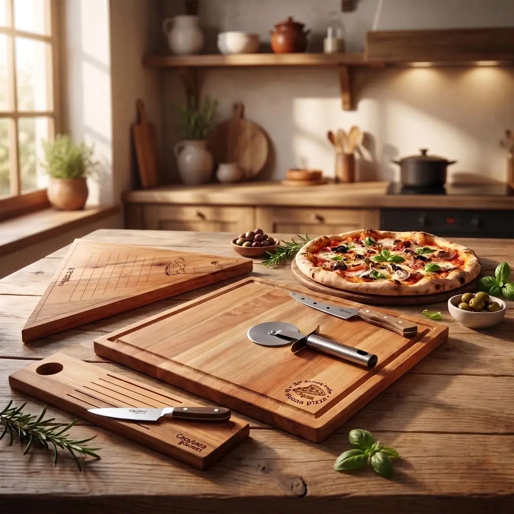 Combo X3 Bis Tabla Pizzera, Salame Y Degustacion