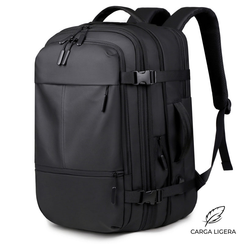 Carga Ligera - Mochila Travel Deluxe Black